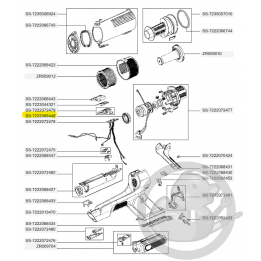 Joint avant moteur aspirateur à main Xforce flex Rowenta SS-7222068448