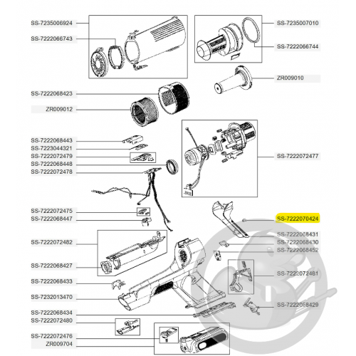 Cache vis aspirateur à main Xforce flex Rowenta SS-7222070424