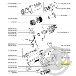 Bouton gris aspirateur à main Xforce flex Rowenta SS-7222068429