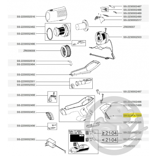 Cache vis aspirateur à main Xforce flex Rowenta SS-2230002500