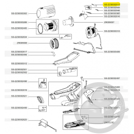 Cadran aspirateur à main Xforce flex Rowenta SS-2230002613