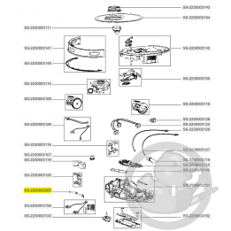 Ressort avant aspirateur X-plorer Rowenta SS-2230002583