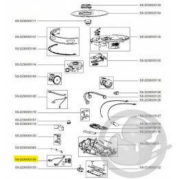 Faisceau alimentation pompe aspirateur X-plorer Rowenta SS-2230003156