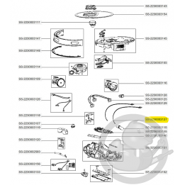 Capteur hall sensor aspirateur X-plorer Rowenta SS-2230003127