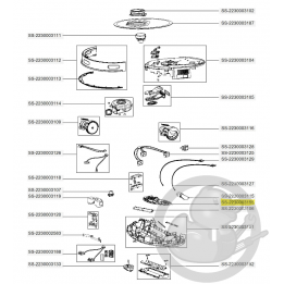 Carte électronique aspirateur X-plorer Rowenta SS-2230003155