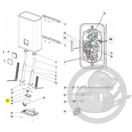 Carte électronique wifi C2 prog 080L TH chauffe-eau Atlantic Thermor 029976
