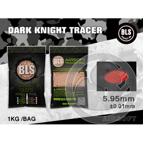 Billes traçantes rouges bls 0.25g Airsoft