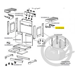 Campingaz supports D&R étagère 3&4 series CL WLD/Masters 5010003848