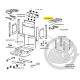Campingaz barbecue étagère latérale 3-4 series W L-LX gris foncé graine 5010004124