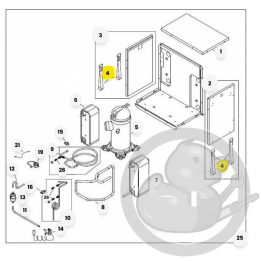 Poignée avec sangle chaudière et PAC Atlantic 158640