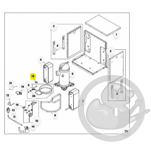 Pressostat HP chaudière et PAC Atlantic 159742