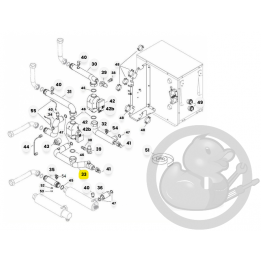 Tuyau pompe capteur chaudière et PAC Atlantic 182824
