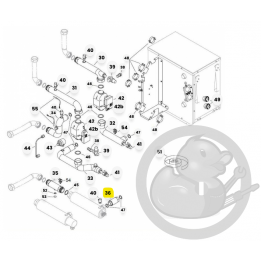 Tuyau option appoint elec chaudière et PAC Atlantic 182829