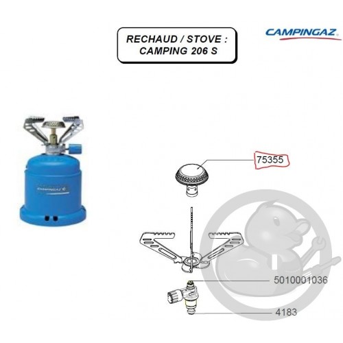 Bruleur réchaud 206 S CAMPINGAZ 75355