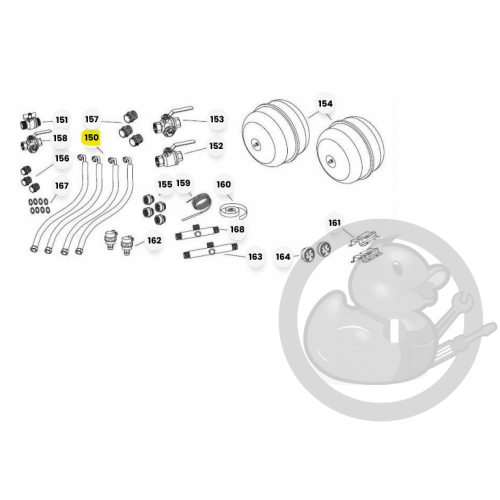 Flexible L 800 mm chaudière et PAC Atlantic 132246