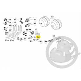 Tuyau purgeur chaudière et PAC Atlantic 182766