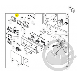 Support afficheur chaudière et PAC Atlantic 175063