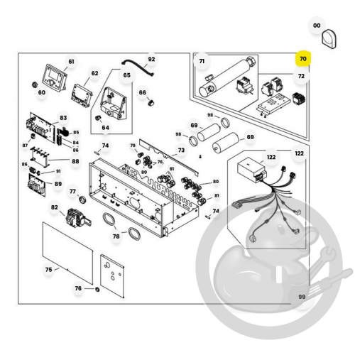 Appoint elect monophase chaudière et PAC Atlantic 943131
