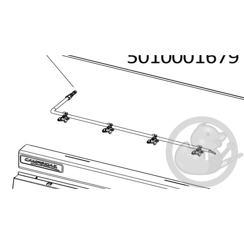 Tubulure 28MB barbecue CAMPINGAZ 5010002444