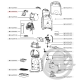 Carte électronique commande cafetière Krups MS-623954