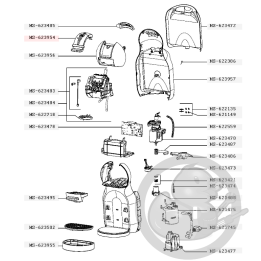 Carte électronique commande cafetière Krups MS-623954