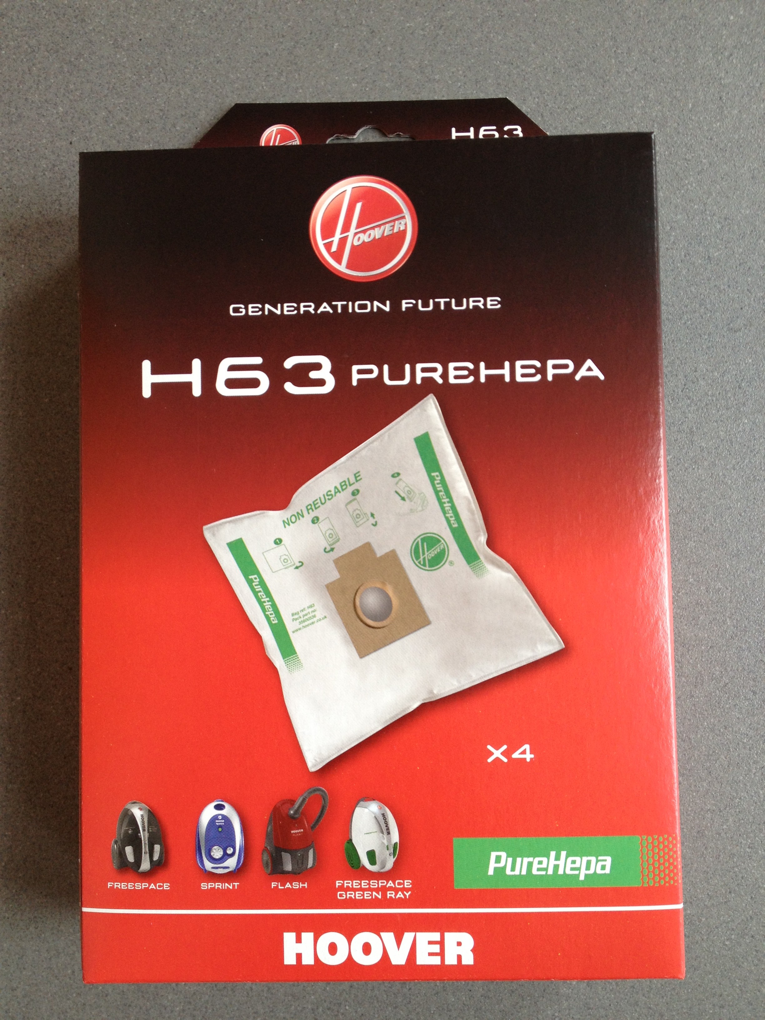 Sacs apsirateur Hoover H63 PUREHEPA - Coin Pièces