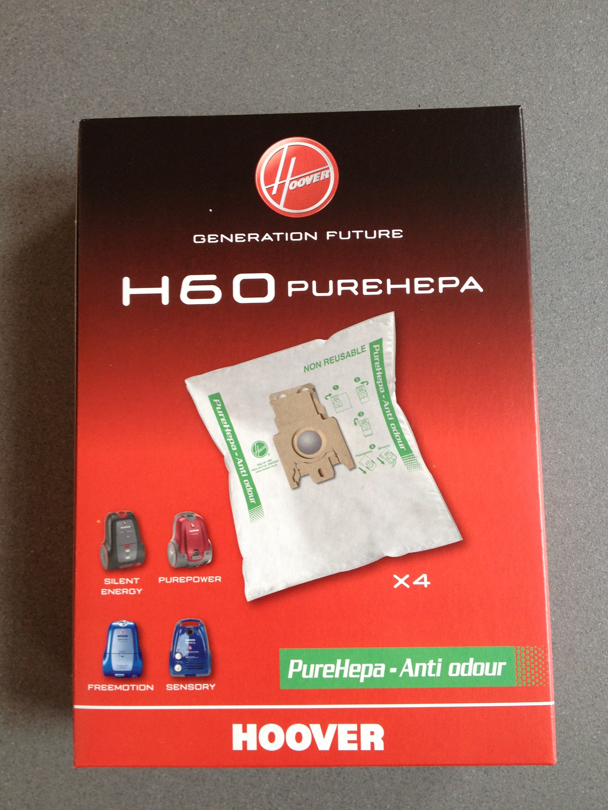 Sacs apsirateur Hoover H60 PUREHEPA - Coin Pièces