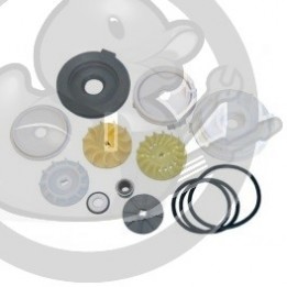 Kit turbine pompe cyclage lave vaisselle Electrolux, v