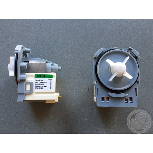 Pompe vidange Askoll M113 lave linge Electrolux, 1326630009