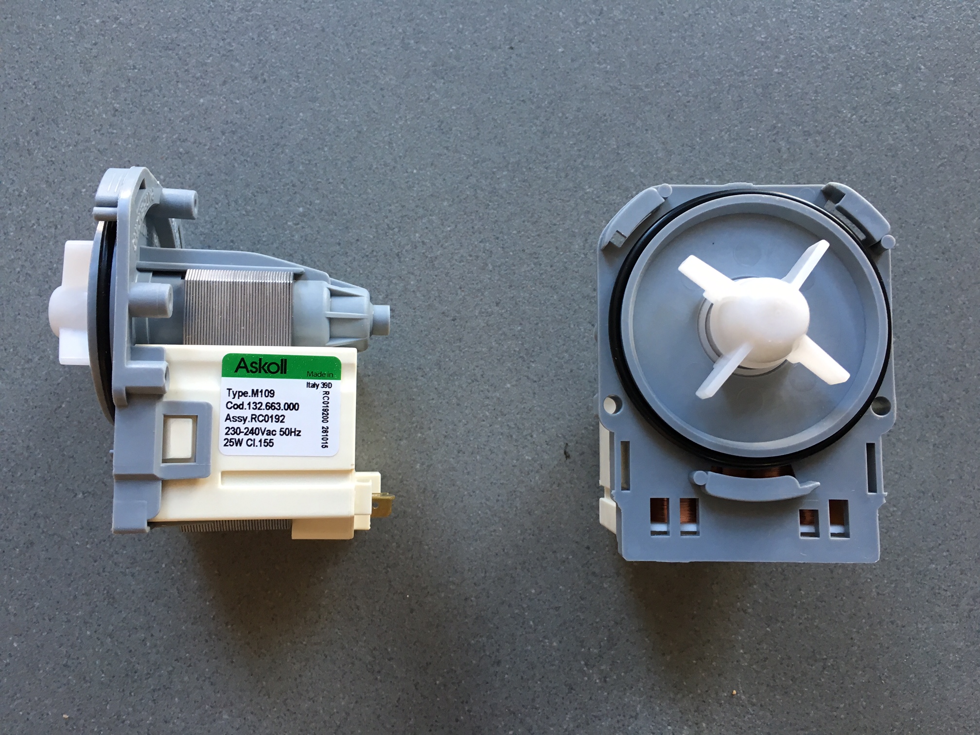 Pompe De Vidange Universelle ASKOLL Pour Lave-linge Electrolux - Modèle 5026674100