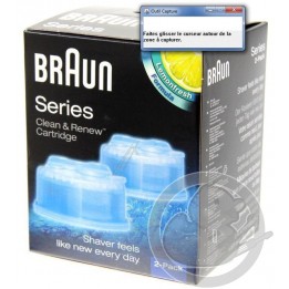 Recharge gel nettoyant rasoir Braun CCR2