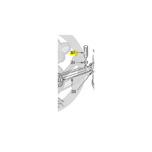 040166 ANODE MAGNESIUM D26 L322, Thermor/Pacific