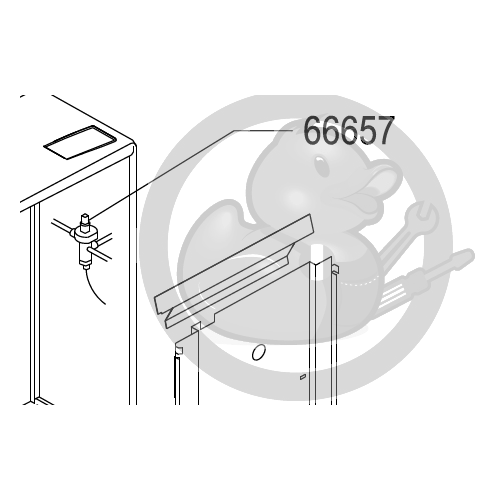 Vanne sécurité chauffage infrarouge CAMPINGAZ 66657