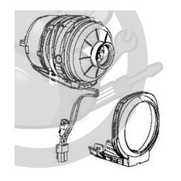 Moteur + support aspirateur Air Force 360 Rowenta RS-RH5834