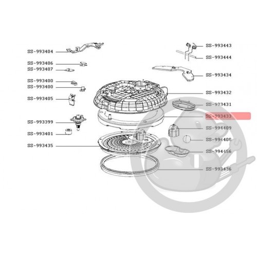 Bague verrou Cookeo Moulinex SS-993433 - Coin Pièces