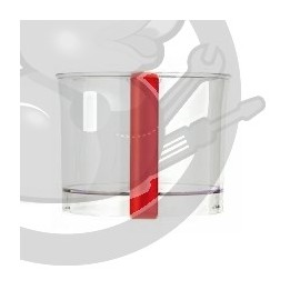 Cuve poignée rouge robot 3200-3150 MAGIMIX 17417