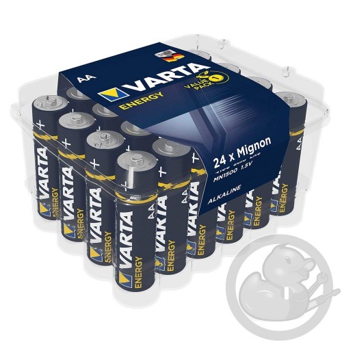 Pack 24 piles Varta AA LR06