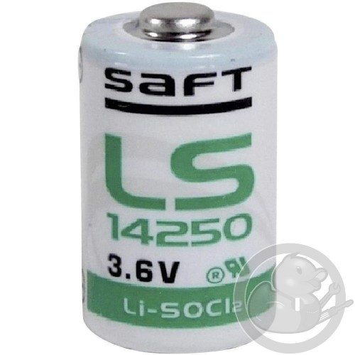 Pile Lithium Saft LS14250 1/2AA 3,6Volt, 3,6V, Lithium-Thionylchlorid