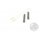 Kit ressort Noire + câble porte lave vaisselle Bosch Siemens 00754869