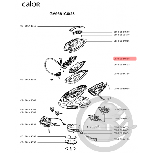 Cordon centrale vapeur Calor CS-00144539