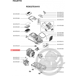 Bloc moteur aspirateur Rowenta RS-RT4388