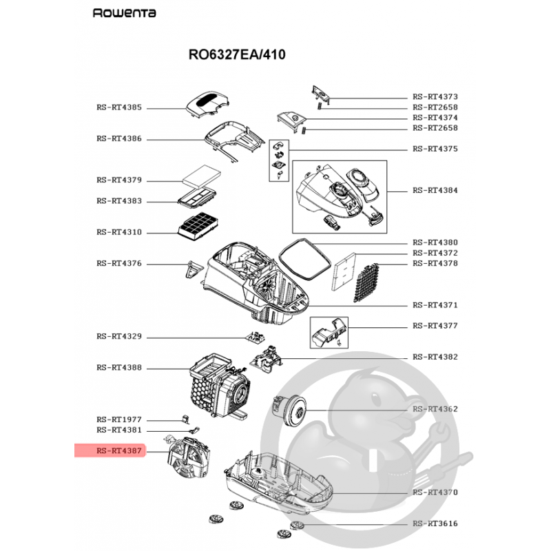 Enrouleur, Aspirateur, RS-RT3704