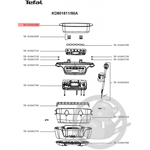 Moule cake factory Tefal TS-01042680