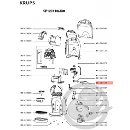 Siège réservoir + tube cafetière dolce gusto Krups MS-624100