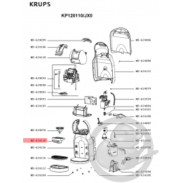 Support dose cafetière dolce gusto Krups MS-624110