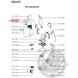 Levier cafetière dolce gusto Krups MS-624591