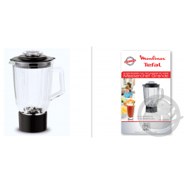 Bol blender en verre kitchen machine Moulinex XF63A0B1