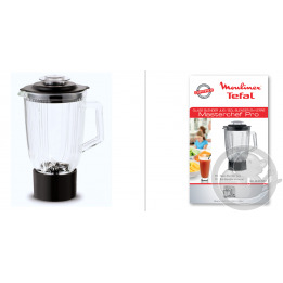 Bol blender en verre kitchen machine Moulinex XF6370B1