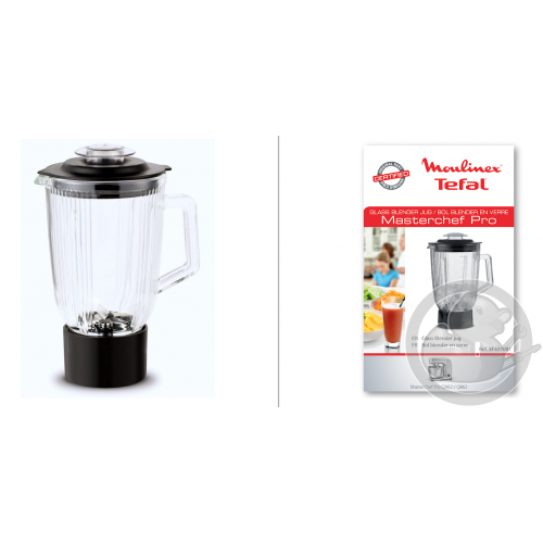 Bol blender en verre kitchen machine Moulinex XF6370B1