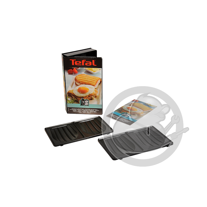 Tefal Coffret Snack Collection de 2 plaques grill-panini + livre